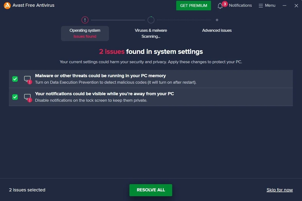 Avast Free Antivirus 17
