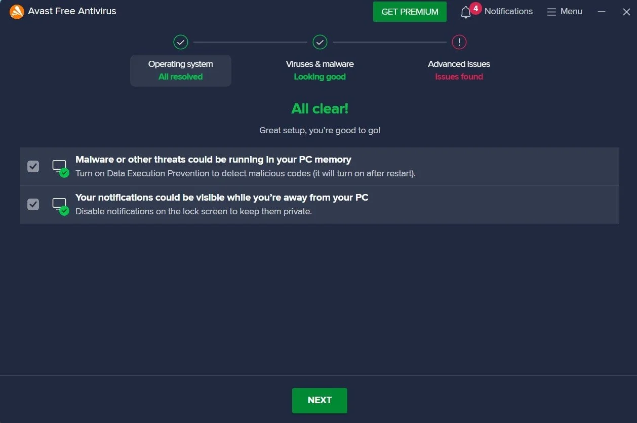 Avast Free Antivirus 18