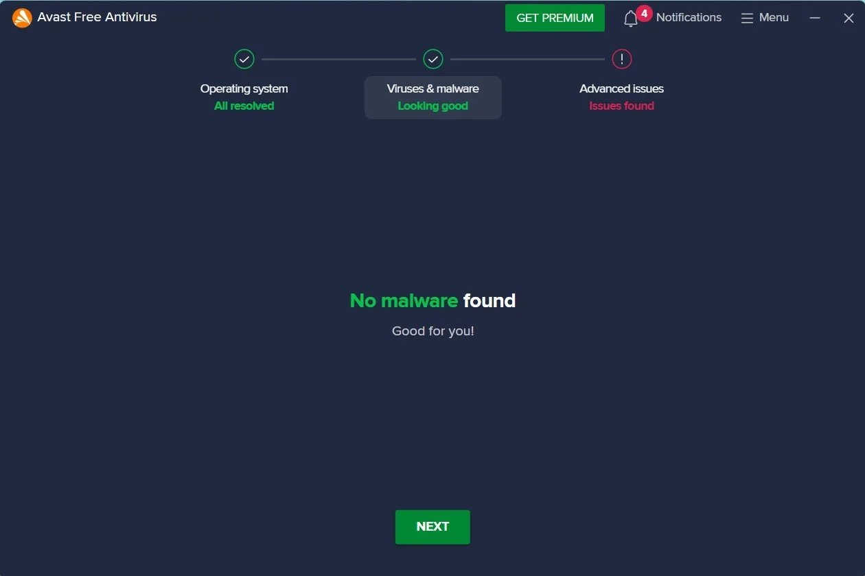 Avast Free Antivirus 19