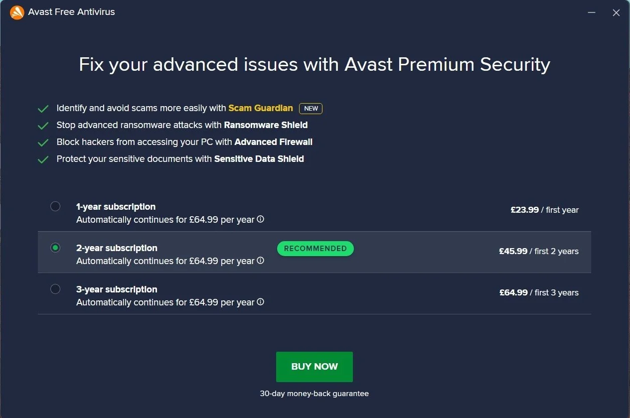 Avast Free Antivirus 2