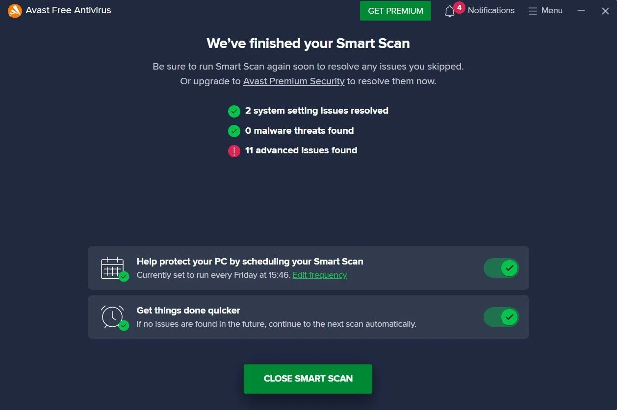 Avast Free Antivirus 3