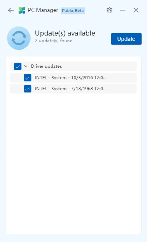 Microsoft PC Manager 11