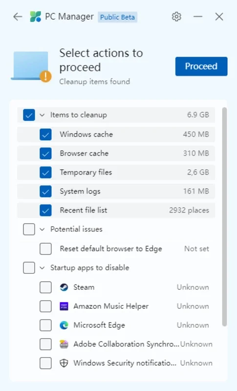 Microsoft PC Manager 3