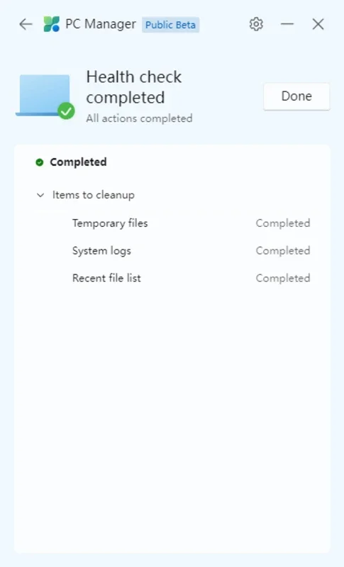 Microsoft PC Manager 4