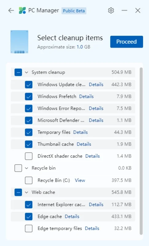 Microsoft PC Manager 6