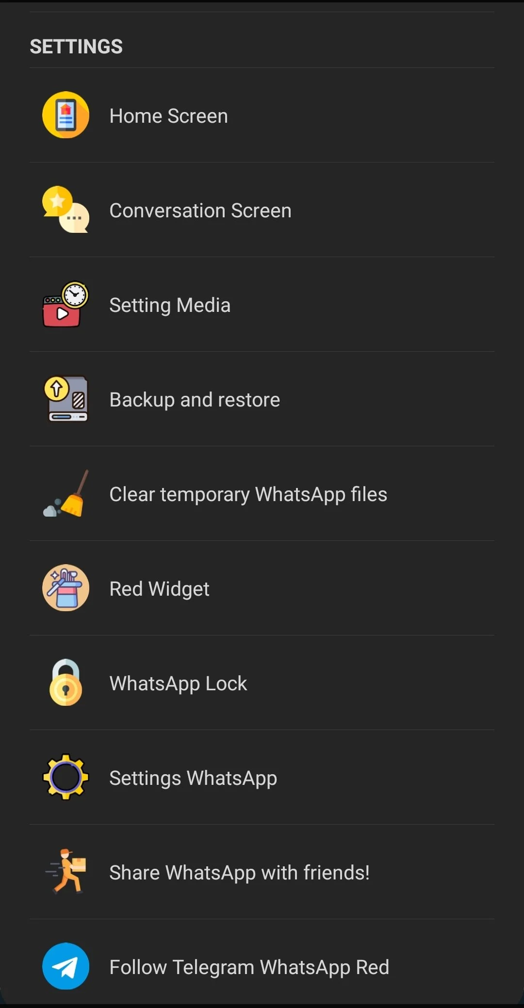 WhatsApp Red 9